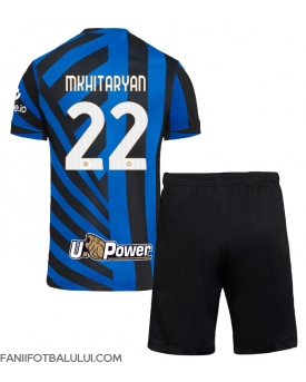 Inter Milan Henrikh Mkhitaryan #22 Echipament de Fotbal Replică 2024-25 Copii Acasa (+ Șorturi)